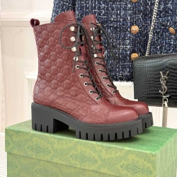 【GUCCI】GGマーチンブーツレディース