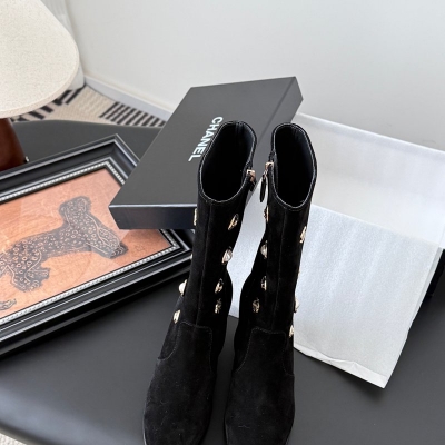 【CHANEL】25Aブーツレディース