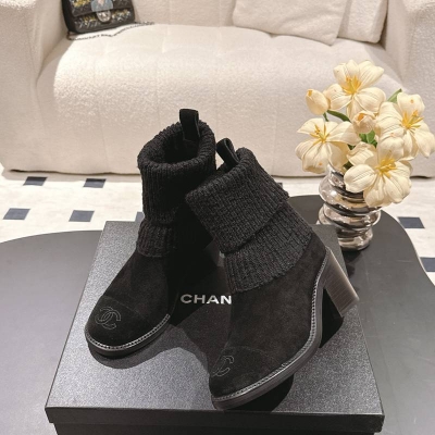 【CHANEL】2024Kブーツレディース