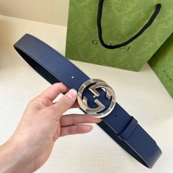 グッチ メンズ ベルト GGマーモント 3.8cm