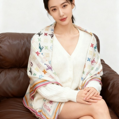 ルイ ヴィトン LV×TM140ストール 135 x 135cm