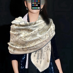 エルメス 今年のクラシックエレガント。非常に柔らかく、伸縮性がある 140x140