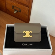 CELINE トリオンフ カードケース カーフレザー レディース 10.5×7×1cm