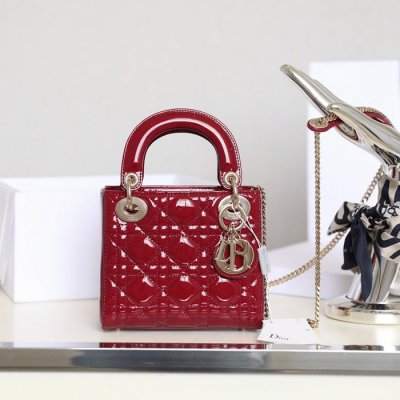 ディオール ハンドバッグ レディディオール 17×15×7cm