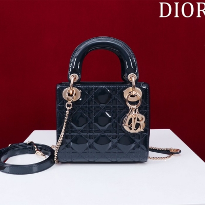 ディオール ハンドバッグ レディディオール 17×15×7cm