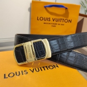 LV メンズ ベルト 自動バックル 35mm