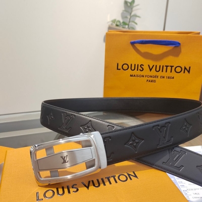 LV メンズ ベルト 自動バックル 35mm