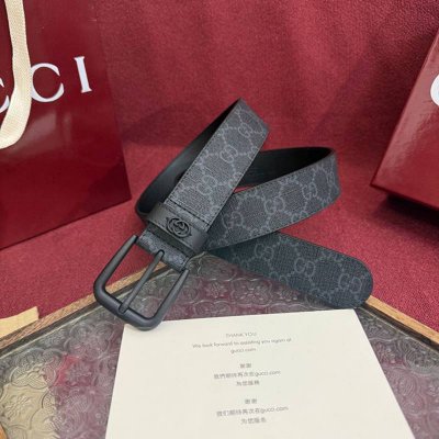 グッチ メンズ ベルト GG 3.5cm