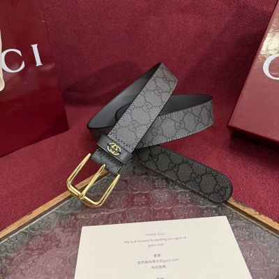 グッチ メンズ ベルト GG 3.5cm