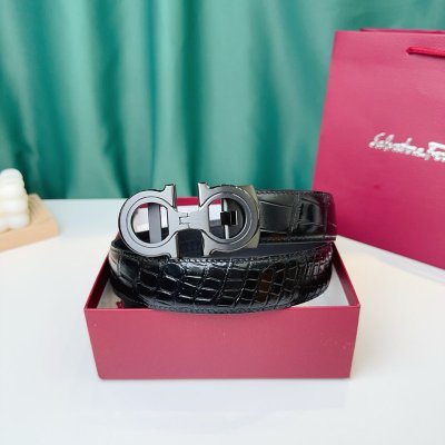 フェラガモ メンズ ベルト 自動バックル 35mm