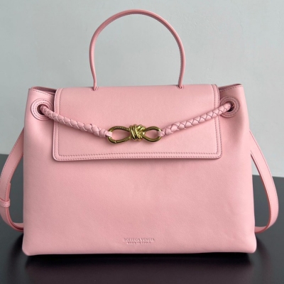 BV ショルダーバッグ レザー ハンドバッグ チャオチャオ 34×26×15cm