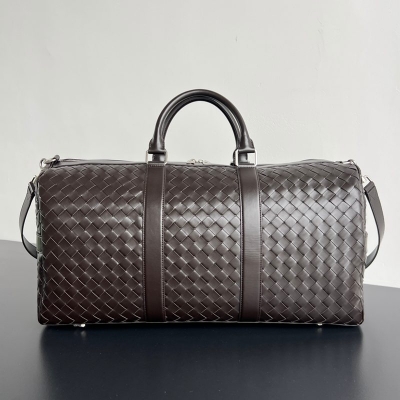 BOTTEGA VENETA イントレチャート トラベルバッグ メンズ 55×29×24cm