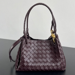 BV ショルダーバッグ レザー ハンドバッグ パラシュート 29.5×18.5×17.5cm