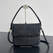 BV ショルダーバッグ レザー ハンドバッグ スウィング 25×19×6cm