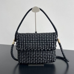 BV ショルダーバッグ レザー ハンドバッグ スウィング 25×19×6cm