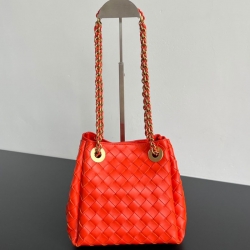 BV ショルダーバッグ レザー ハンドバッグ パラシュート 21×17×16.5cm