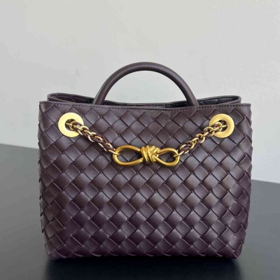 BV ショルダーバッグ レザー ハンドバッグ アンディアーモ 25×22×10.5cm