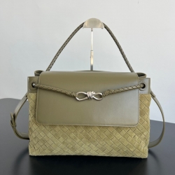 BOTTEGA VENETA アンディアモ スエード×レザー トートバッグ メンズ 37×26×13cm