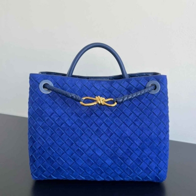 BV ショルダーバッグ スエード ハンドバッグ アンディアーモ 32×25×11cm