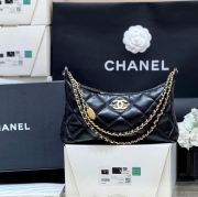 シャネル ショルダーバッグ ホーボー 17×26×8.5cm