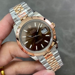 ROLEX M126301 デイトジャスト 41mm チョコレート 芸能人愛用 ハイグレード
