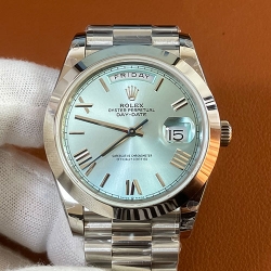 ROLEX 228206 デイデイト 40mm アイスブルーローマ 最新