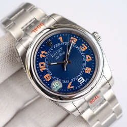 ROLEX 116034 オイスターパーペチュアル コンセントリック ブルー