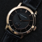 AUDEMARS PIGUET ジュール 手巻き 黒文字盤 14Kピンクゴールド 2年保証