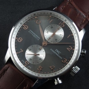 IWC ポルトギーゼ クロノグラフ 自動巻き ブラック