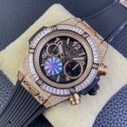 HUBLOT 421.OX.1180.RX.0904 BBF製 ビッグバン ウニコ キングゴールド ジュエリー 信頼と実績
