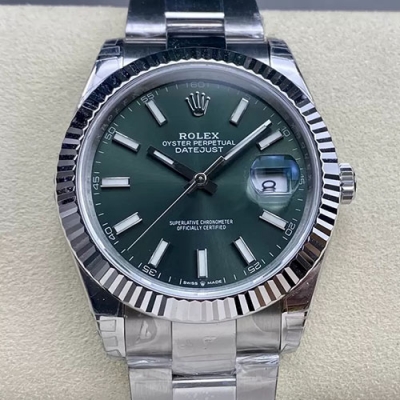ROLEX 126334 デイトジャスト 41mm ミントグリーン 大人気 気分上昇