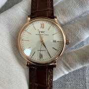 IWC ポルトフィーノ ブラウン革バンド 自動巻き ハイランク コピー