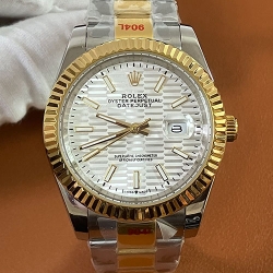 ROLEX 126333 デイトジャスト 41mm グレー デンフルーテッド n級