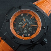 HUBLOT キングパワー クォーツ搭載 クロノグラフ デイト表示 多用途