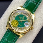 ROLEX デイデイト 118138 グリーン 36mm 2836搭載