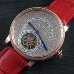 CARTIER ロトンド ドゥ トゥールビヨン 21600振動 コピー時計