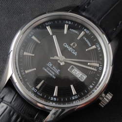 OMEGA デヴィル ブラック文字盤 カレンダー曜日表示 長期保証