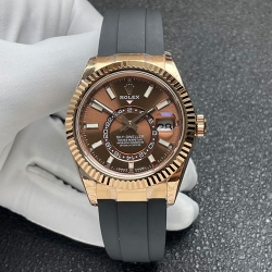 ROLEX M336235 スカイドゥエラー 42mm チョコレート 9002搭載