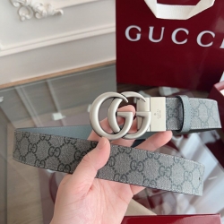 グッチ メンズ ベルト 回転式GG 3.8cm