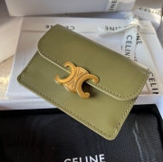 CELINE トリオンフ カードケース カーフレザー レディース 10.5×7×1cm