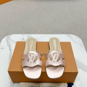 【LOUISVUITTON】レザーパンプスヒールシューズストリートシューズレディース