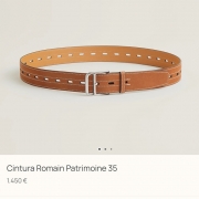 エルメス メンズ ベルト ピンバックル 35mm