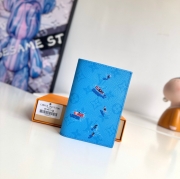 LOUIS VUITTON パスポートケース カラードモノグラム キャンバス メンズ 14×10×2.5cm