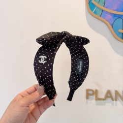 シャネル スタイル ヘアバンド ドット