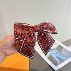 ルイ ヴィトン スタイル ヘアクリップ ボウ サクラ