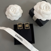 シャネル スタイル ピアス ブラック