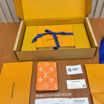 LOUIS VUITTON ポケット オーガナイザー モノグラム キャンバス メンズ 8×11×1cm