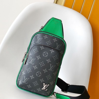 LOUIS VUITTON アベニュー スリングバッグ モノグラムエクリプス メンズ 33×16×5.7cm