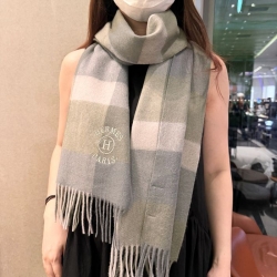 エルメス プレミアムカシミヤスカーフ 30x180