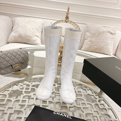 【CHANEL】25Aロングブーツレディース